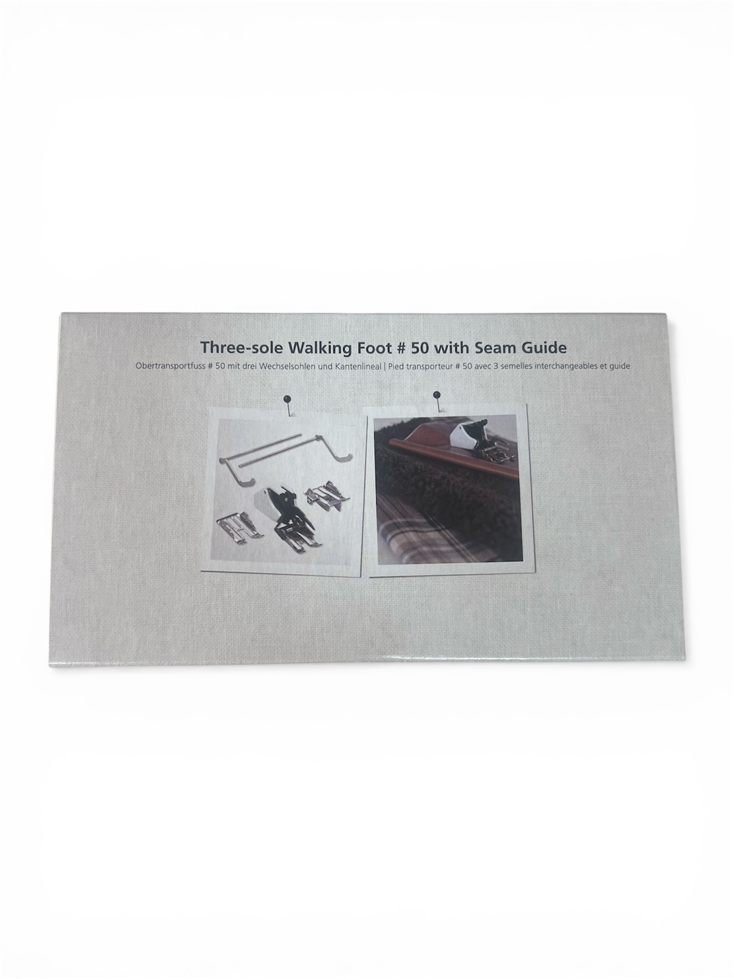 Prensatelas doble arrastre bernina